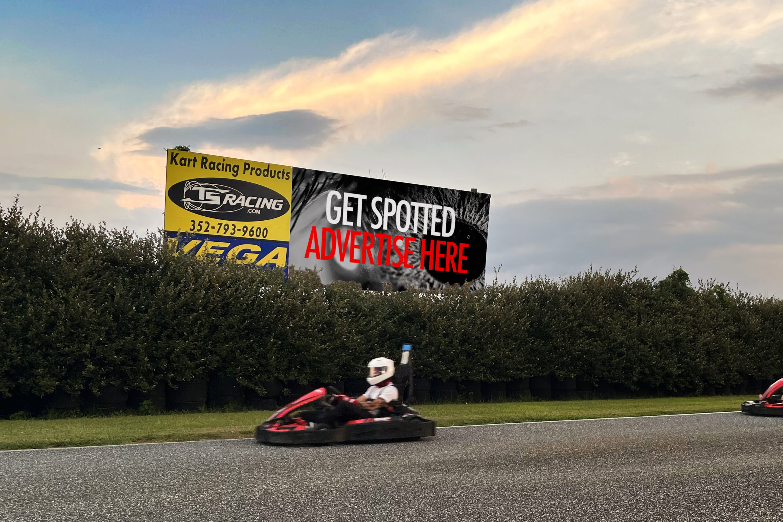 Motorsports Track Corporate Billboard Advertising Opportunity